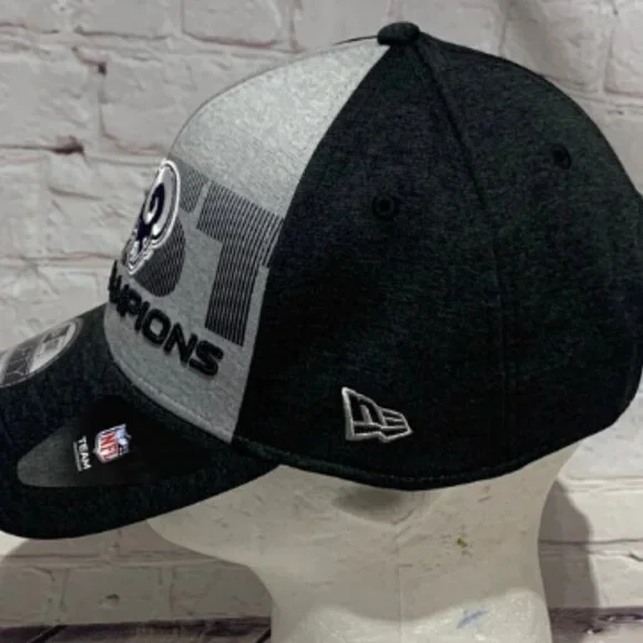 LA Rams NFC West Champions NFL Team Football New Era 9Forty Snapback Hat Cap - Picture 3 of 6